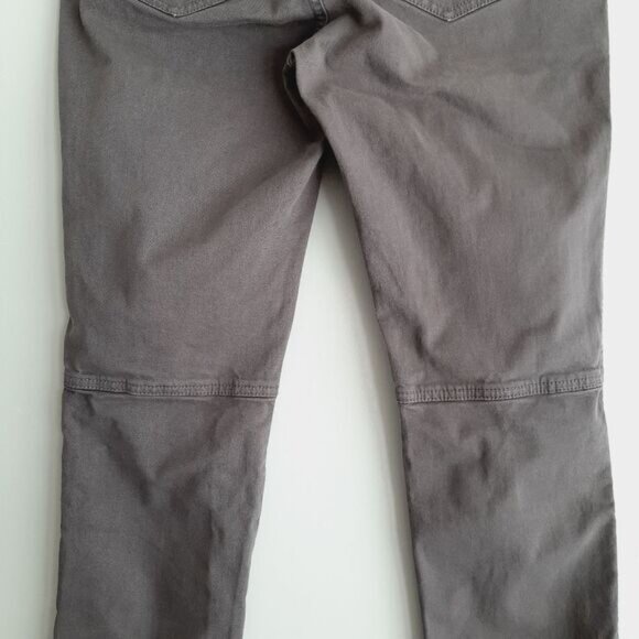 TNA Heroic Pant Aritzia Zipper Bottom Hem Joggers Style Casual Crop Gray Sz 4 - Picture 10 of 15